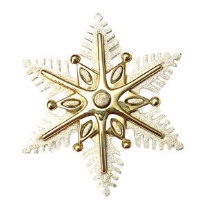 DANECRAFT ❄️ Snowflake Brooch Christmas